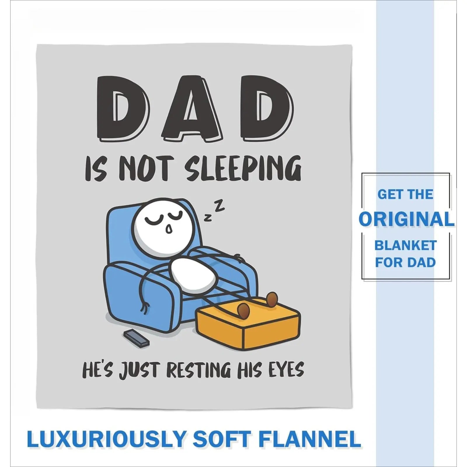 【Father's Day】 Flannel Blanket
