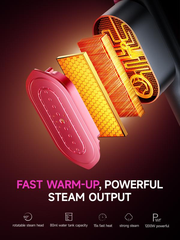 Garment Steamer , 90° Swivel Handle