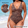Ruched Tummy Control Shaping Swimsuit