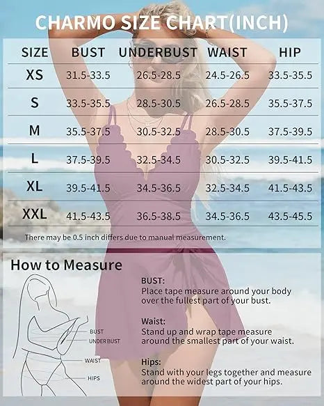 Tummy Control Swimdress with Tie Knot