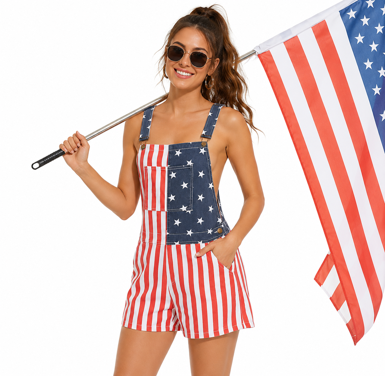 Women's V-Neck Tummy Control Swimdress